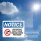 Signmission Important Don't Pour Grease Sign With Symbol, 7 in W x Rectangle, Vinyl Decal OS-2PACK-NS-D-57-L-13645 - alternate 4